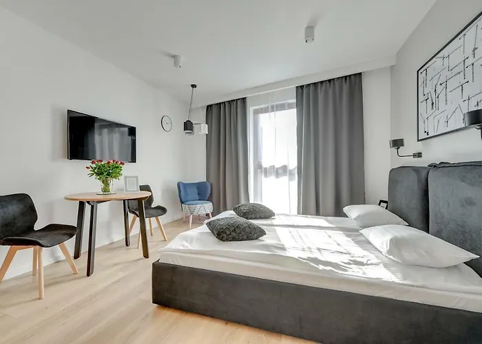 Lägenhet Waterlane Island Pool & Gym Gdańsk